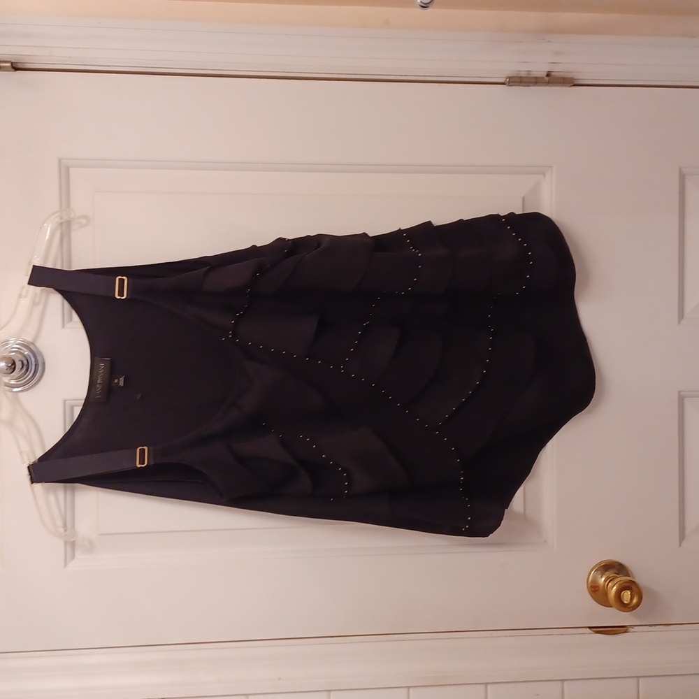 DRESSY BEADED SLEEVELESS TOP - SIZE 20